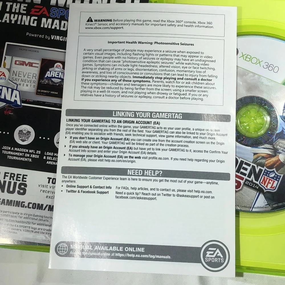 XBOX 360 EA SPORTS MADDEN NFL 25TH ANNIVERSARY